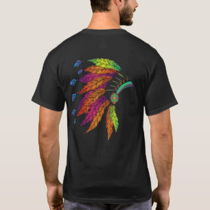 NATIVE AMERICAN INDIAN CHIEF HEAD DRESS T-Shirt