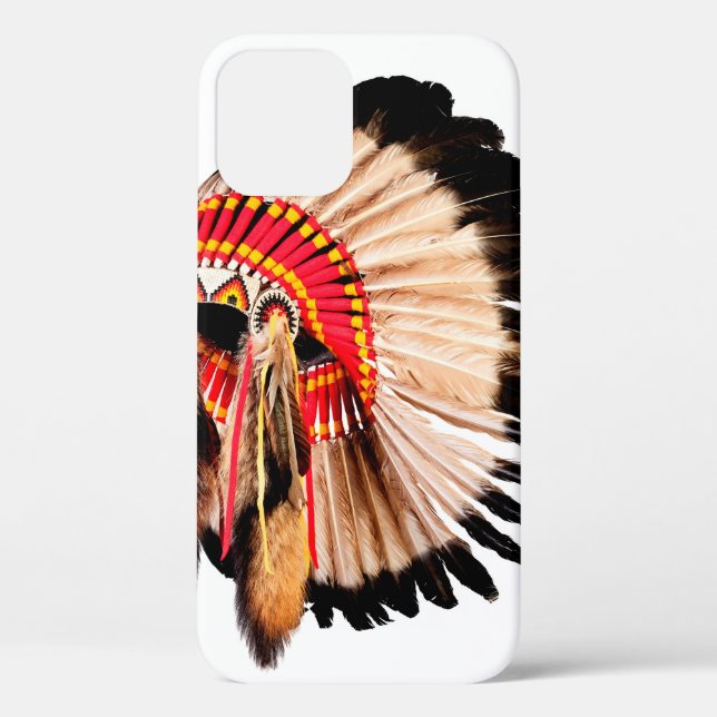 native american indian chief headdress (indian chi Case-Mate iPhone case (Back)