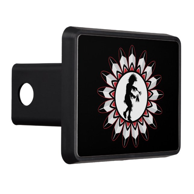 Native American Indian Dance Trailer Hitch Cover (Right)