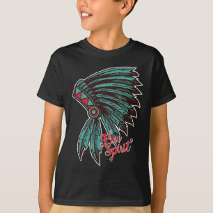 Native American Indian Free Spirit Awesome Hallowe T-Shirt