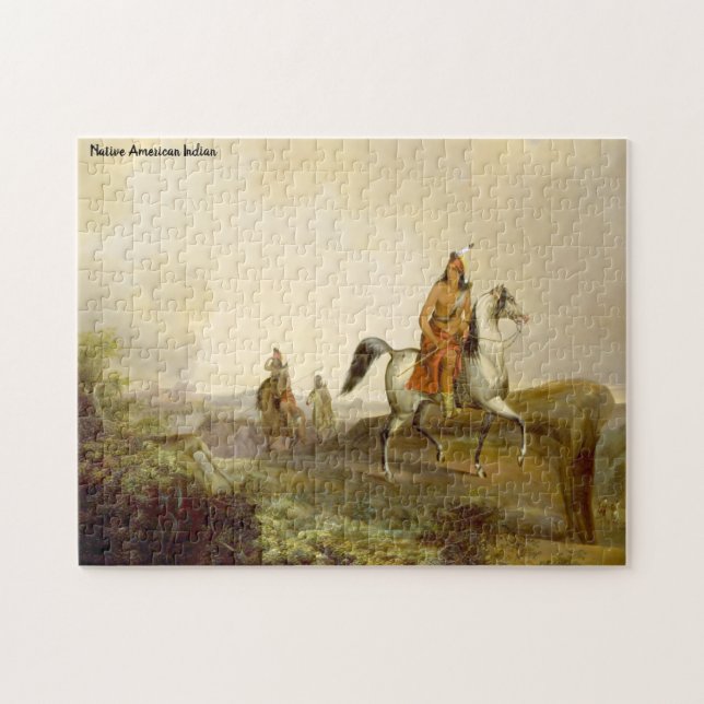 Native American Indian Jigsaw Puzzle (Horizontal)