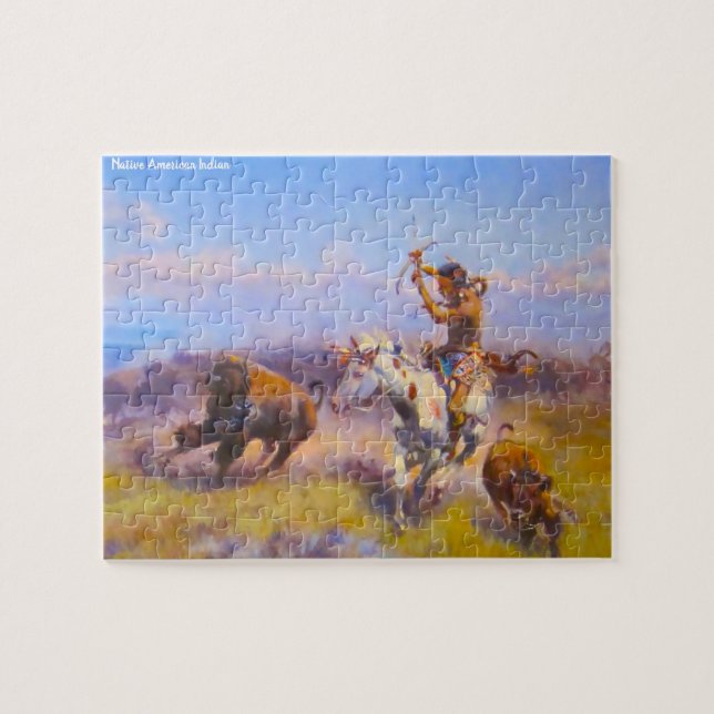 Native American Indian Jigsaw Puzzle (Horizontal)