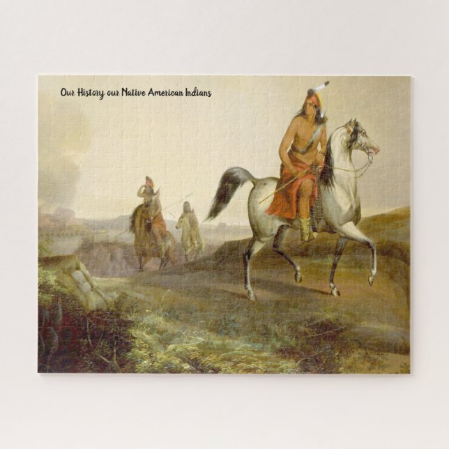 Native American Indian Jigsaw Puzzle (Horizontal)