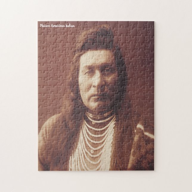 Native American Indian Jigsaw Puzzle (Vertical)
