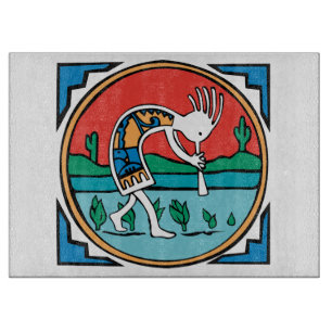 Native American Indian Kokopelli Cutting Board