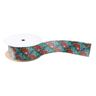 Native American Indian Kokopelli Satin Ribbon