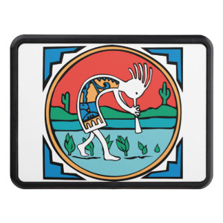 Native American Indian Kokopelli Trailer Hitch Cover