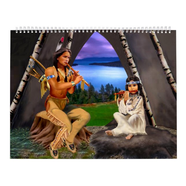 Native American Indian Monthly Calendar (Cover)