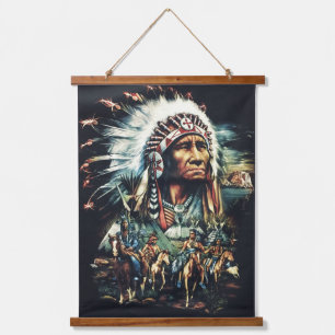 Native American Indian Southwest Art Wall Hanging Tapestry