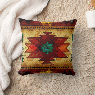 Native American Indian Southwest Pattern Throw Pillow