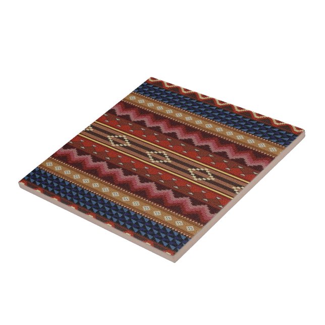 Native American Indian Southwest Pattern Tile (Side)