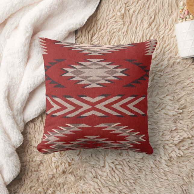 Native American Indian Southwest  Throw Pillow (Blanket)