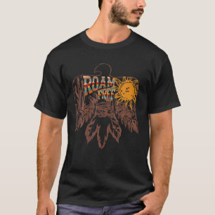 Native American Indian Thunderbird Roam Free T-Shirt