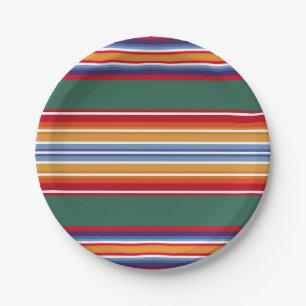 native american indian traditional textile motifs  paper plate