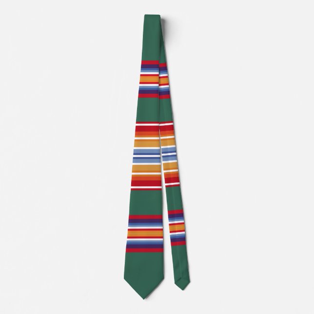 native american indian traditional textile motifs  tie (Front)