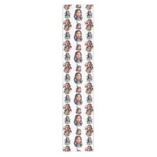 Native American Indian Tribe Pattern Design Short Table Runner
