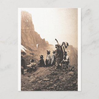 Native American Indian Vintage Portrait Postcard
