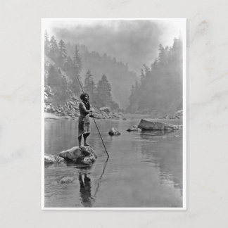 Native American Indian Vintage Portrait Postcard