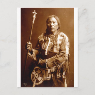 Native American Indian Vintage Portrait Postcard
