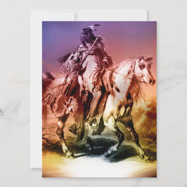Native American Invitation Card (Front)