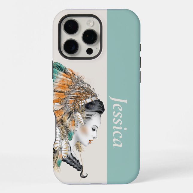 Native American iPhone 16 Pro Max Case (Back)