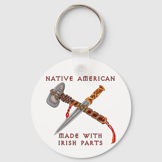 Native American/Irish Keychain (Front)