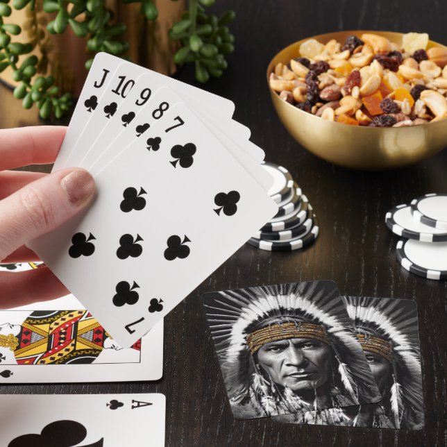  Native American Iroquois Playing Cards (In Situ)