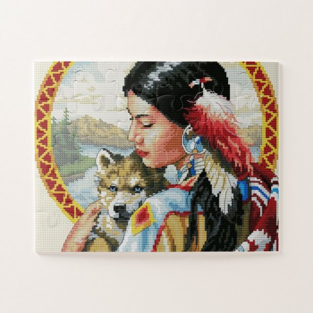 Native American Jigsaw Puzzle (Horizontal)
