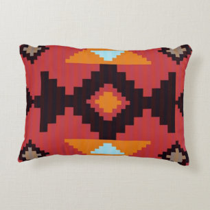 Native American Joy Pattern Decorative Pillow