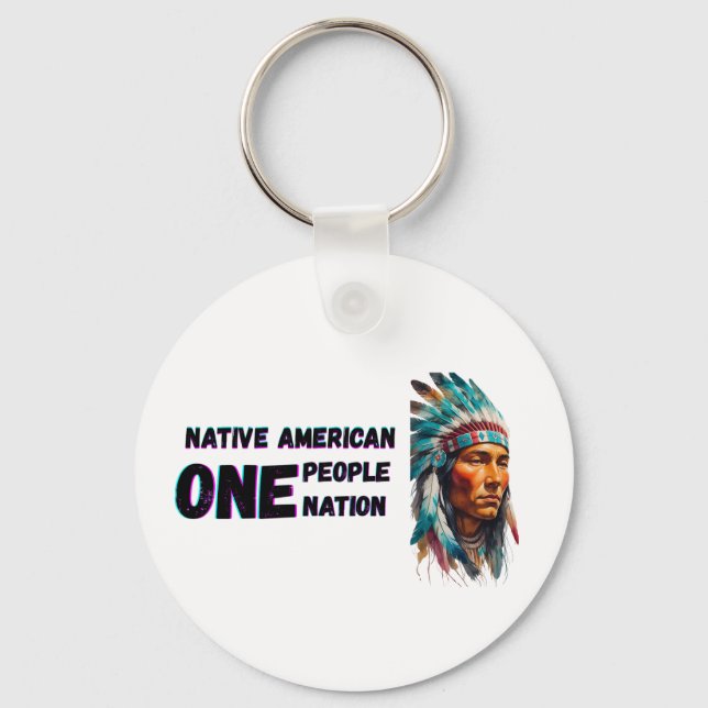 Native American  Keychain (Front)