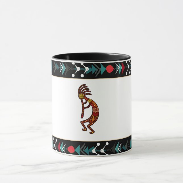 Native American Kokopelli Fertility God Mug (Center)