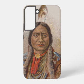 Native American: Lakota Sitting Bull, Smoking Ad Samsung Galaxy Case