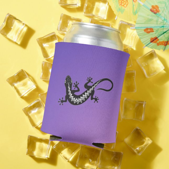 Native American Lizard Symbol Can Cooler (In Situ Summer)