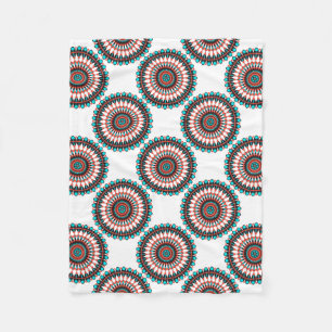 Native American Mandala Fleece Blanket