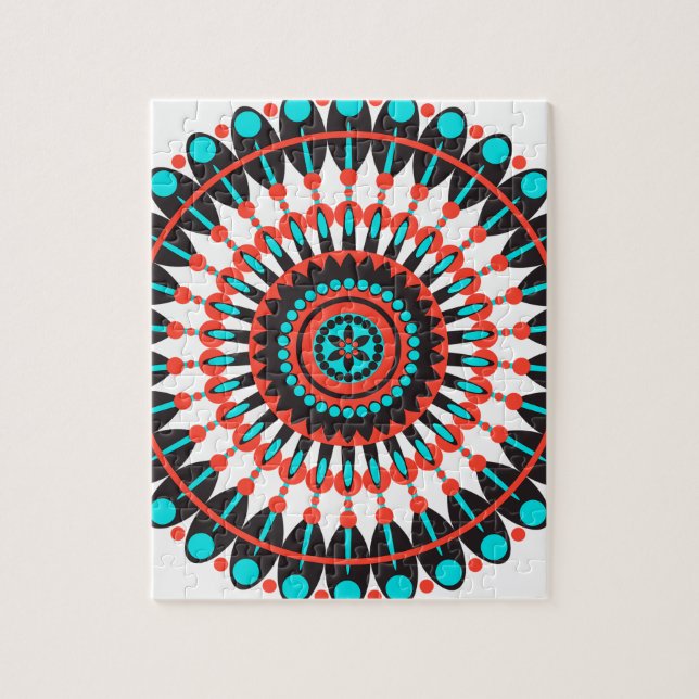 Native American Mandala Jigsaw Puzzle (Vertical)
