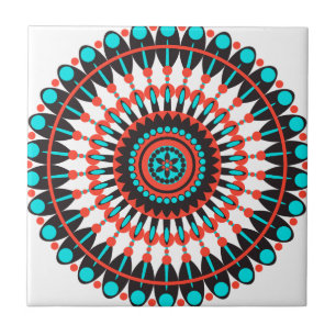 Native American Mandala Tile