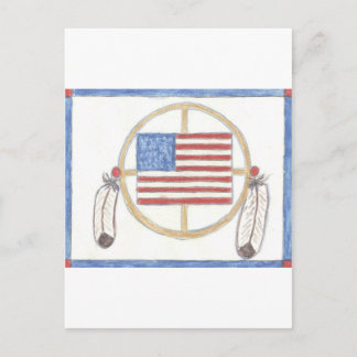 Native American Medicine Wheel Postcard