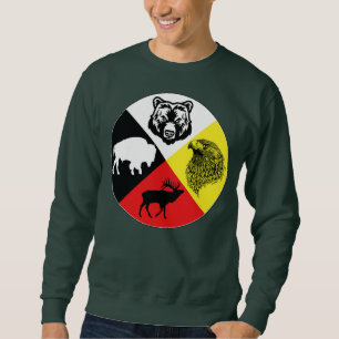 Native American Medicine Wheel Sweatshirt