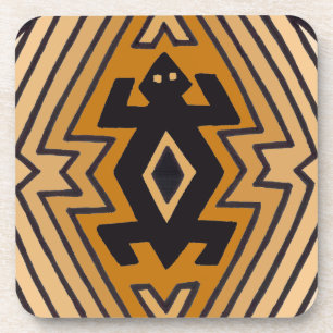 Native American Mimbres Bear Coaster