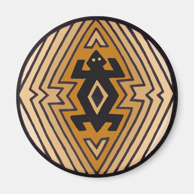 Native American Mimbres Bear Magnet (Front)