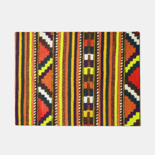 Native American Navajo Indian yellow design Doormat