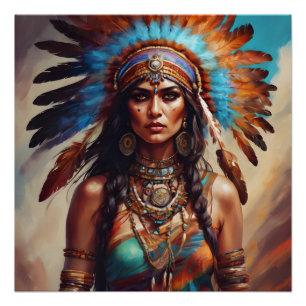 Native American no 4 Poster