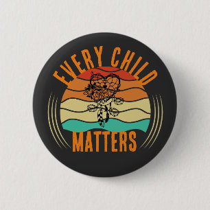 Native American Orange Day Indigenous Indian  2 Inch Round Button