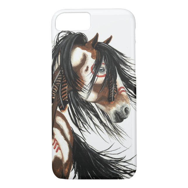 Native American Painted Horse iPhone 7 Case (Back)