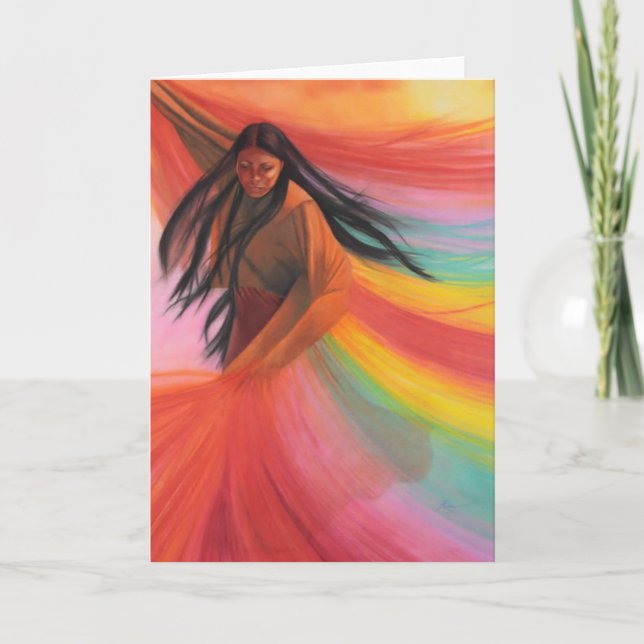 Native  American Paper Products Card (Front)