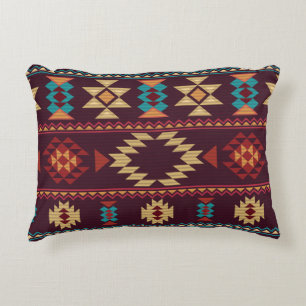 Native American Pattern Accent Pillow