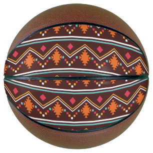 Native American Pattern Basketball