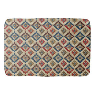 Native American Pattern Bath Mat