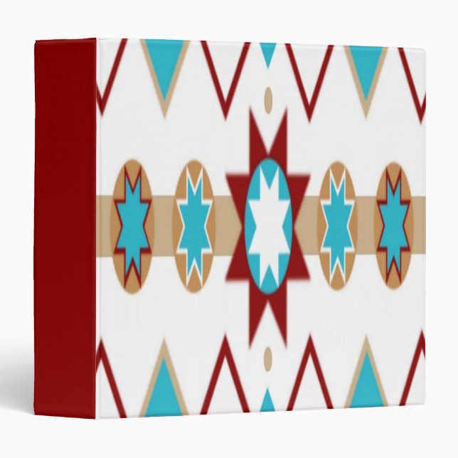 Native American Pattern  Binder (Front/Spine)
