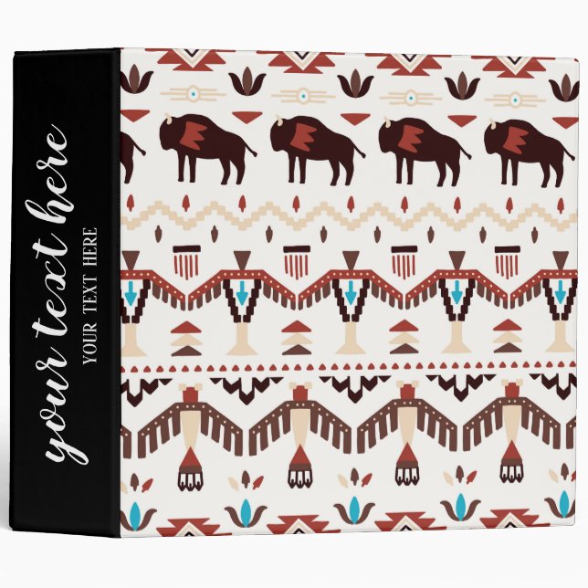 Native American Pattern Binder (Front/Spine)